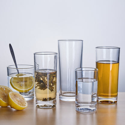 Hotel Room Thickened Heat-Resistant Glass Mouthwash Cup, Transparent Glass Large Cup for Milk, Tea, and Juice - image 3