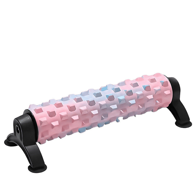 Foam Roller Fixed Stand Yoga Column Massage Roller Wolf Tooth Foam Roller Back Massage Tool Yoga Back Roller Wheel - image 5