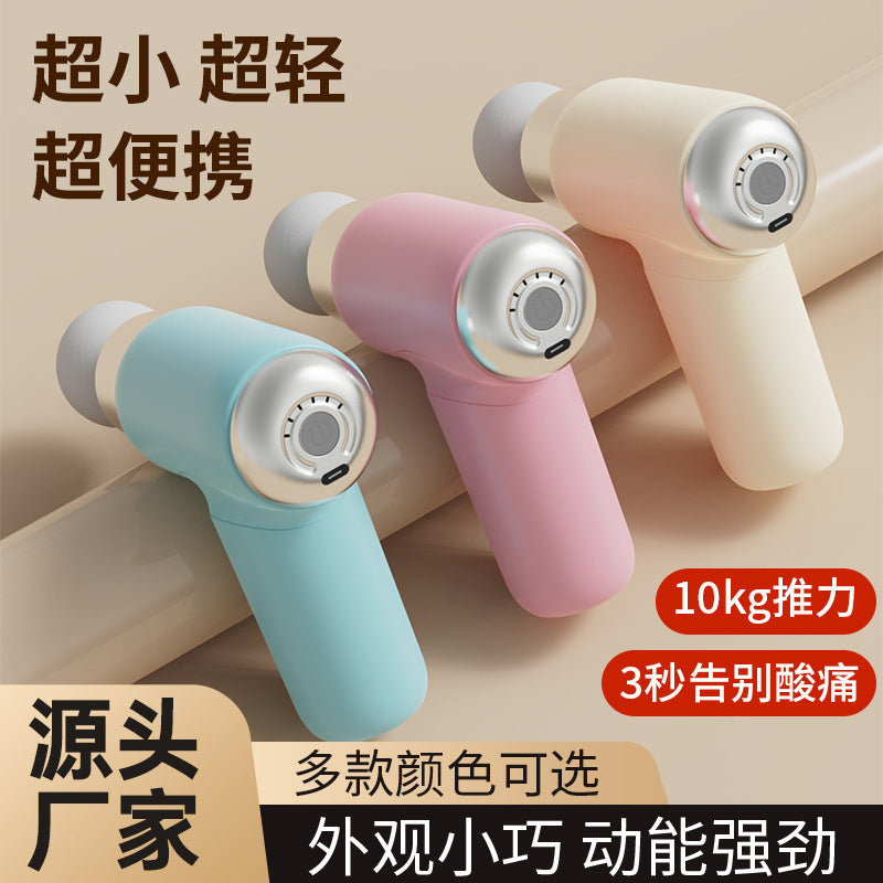 Three-Head Fascia Stretching Gun, Cross-Border Household Mini Massager, Multifunctional Neck Massager, Gift Souvenir Wholesale - image 4
