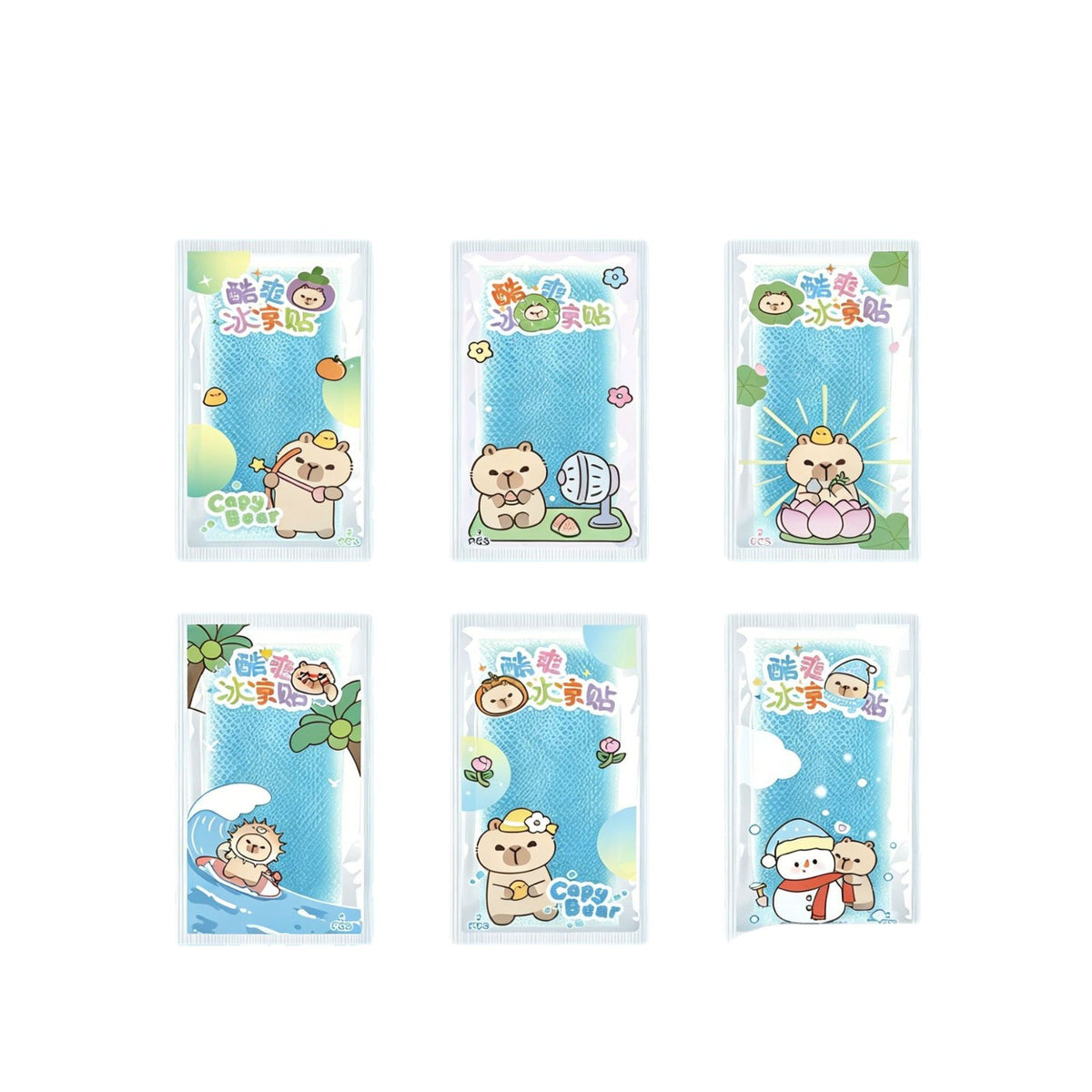 Cartoon Cooling Patch, Summer Cooling Patch, Adult Cold-Sensing Physical Ice Patch, Cold Ice Compress, Mobile Phone Cooling and Heat Dissipation Cooling Patch - image 5