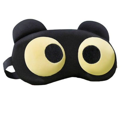 Cute and Funny Eye Mask for Sleeping, Light-Blocking, Suitable for Male and Female Students, Gaming Eye Protection Mask, Ice and Heat Compress for Lunch Break t - image 5