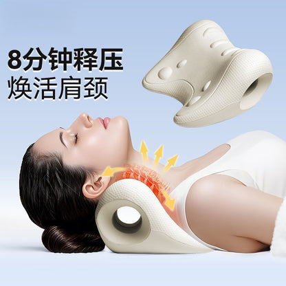 Newly Upgraded C-Shaped Cervical Massage Pillow for Stretching and Correcting Shoulder and Neck Humpback Curvature, Gravity Acupressure Cervical Pillow - image 1