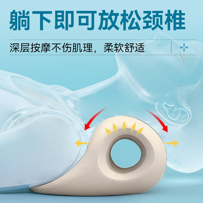 Newly Upgraded C-Shaped Cervical Massage Pillow for Stretching and Correcting Shoulder and Neck Humpback Curvature, Gravity Acupressure Cervical Pillow - image 4