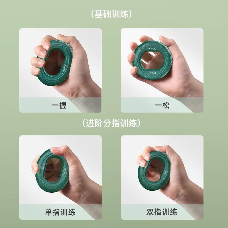 Hand Grip Strengthener, Grip Strength, Finger Muscles, Silicone Strength Recovery, Rubber Ring, Wrist Strength, Circular Rehabilitation Fitness Equipment - image 4