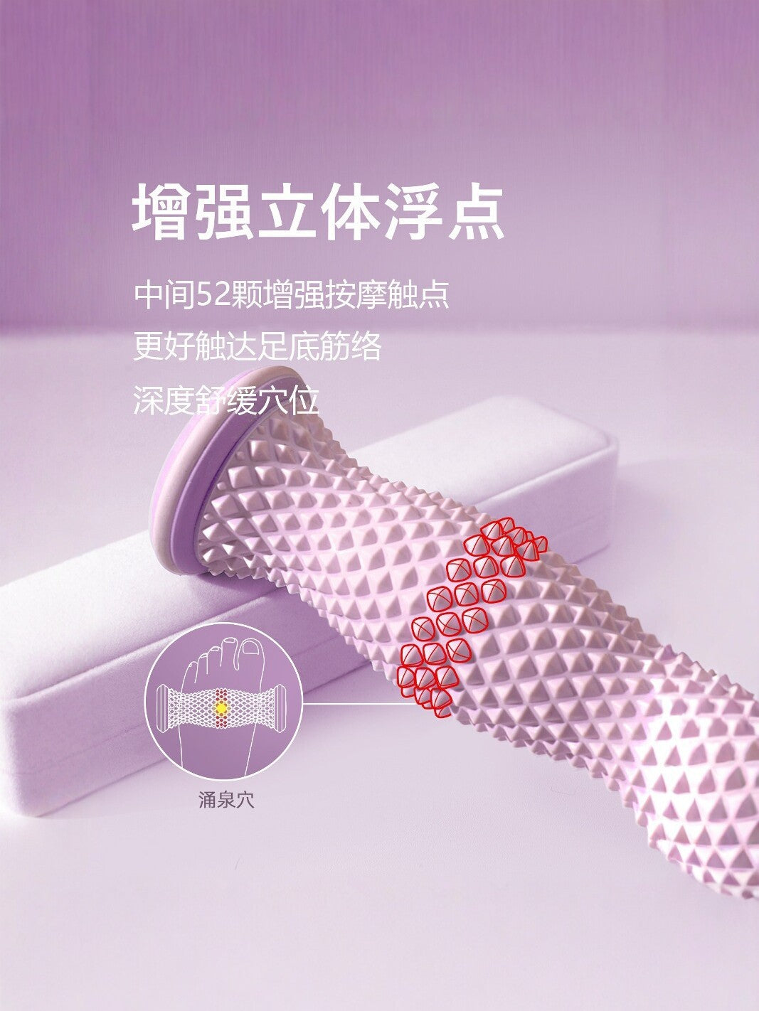 Foot Massage Wheel, Home-Use Fascia Roller, Foot Acupoint Kneading Tool, Fitness Relaxation Muscle-Relaxing Device - image 2