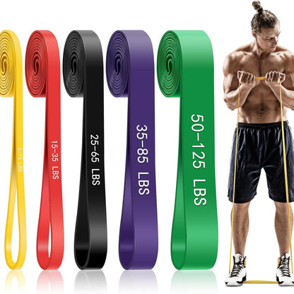 Fitness Resistance Band Set for Strength Training, Pull-Ups, Muscle Growth, Stretching, Home Exercise for Men and Women, Wholesale Resistance Bands - image 1