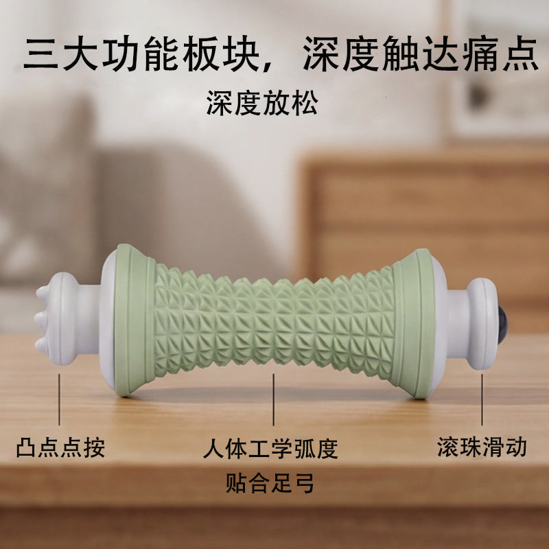 Multifunctional Foot Massage Roller Yoga Plantar Fascia Wheel Muscle Relaxation Foot Massager - image 4