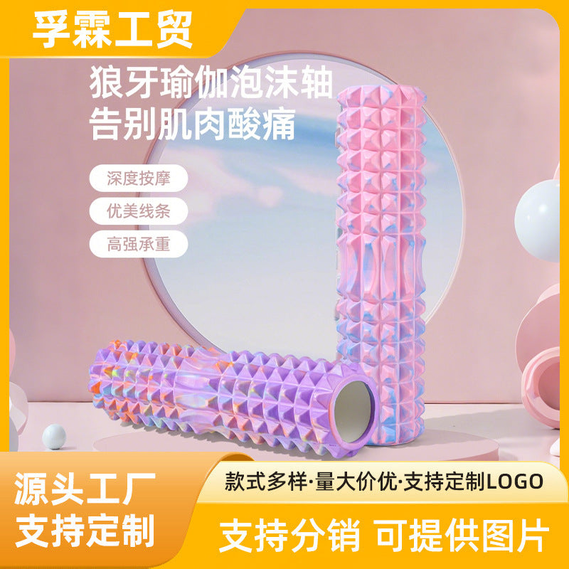 Crescent-Shaped Eva Foam Roller Dual-Zone Leg Muscle Relaxation Massage Tool for Home Exercise and Fitness Relaxation Equipment - image 1