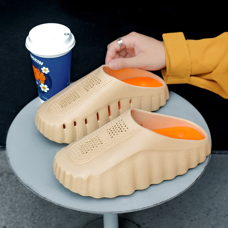 Croc Shoes 2026 Hot Model Mind 001 Closed-Toe Thick-Soled EVA Massage Recovery Sandals for Men and Women - image 4