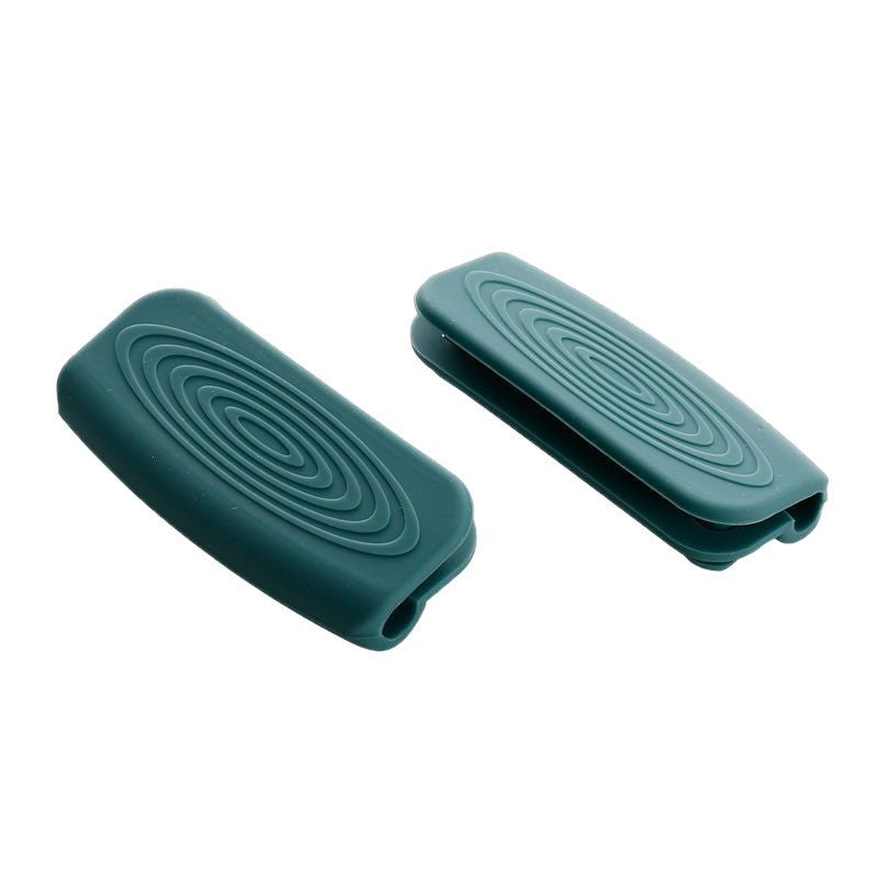 Silicone heat-resistant anti-slip thickened handle cover for iron wok and spatula - image 5
