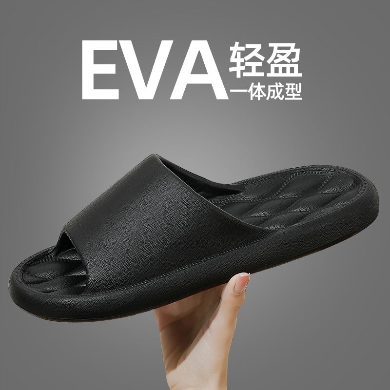 Diamond-Patterned Eva Slippers for Men, All-Season Massage Soft-Soled Home Guest Bathroom Non-Slip Sandals for Women, Lightning-Fast Warehouse Delivery - image 3
