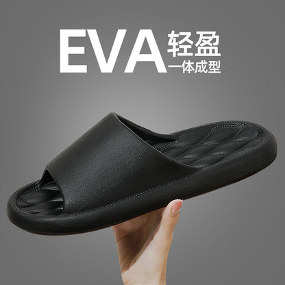 Diamond-Patterned Eva Slippers for Men, All-Season Massage Soft-Soled Home Guest Bathroom Non-Slip Sandals for Women, Lightning-Fast Warehouse Delivery - image 3