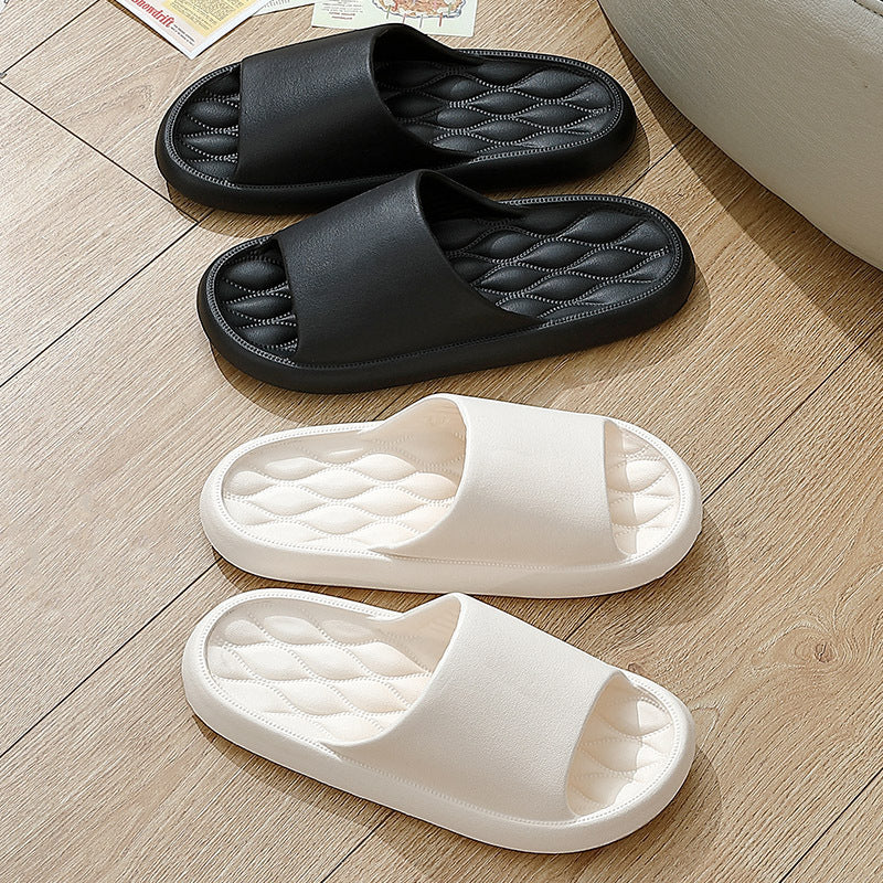 Diamond-Patterned Eva Slippers for Men, All-Season Massage Soft-Soled Home Guest Bathroom Non-Slip Sandals for Women, Lightning-Fast Warehouse Delivery - image 4