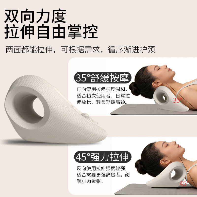 Cervical massage pillow, neck relaxer, massage pillow, cervical spine corrector, home-use shoulder and neck relaxation U-shaped massage pillow - image 4