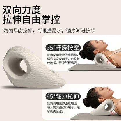 Cervical massage pillow, neck relaxer, massage pillow, cervical spine corrector, home-use shoulder and neck relaxation U-shaped massage pillow - image 4