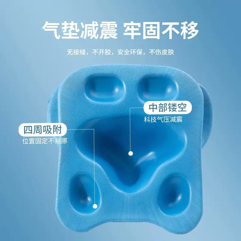C-shaped cervical massage pillow for shoulder and neck acupressure and stretching, designed to correct neck curvature and straighten the cervical curve - image 3