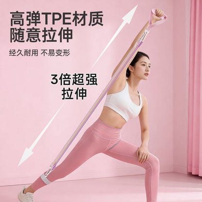Resistance bands for men's fitness, elastic bands, home resistance bands, tension trainers, chest muscle stretching equipment, back training equipment - image 4