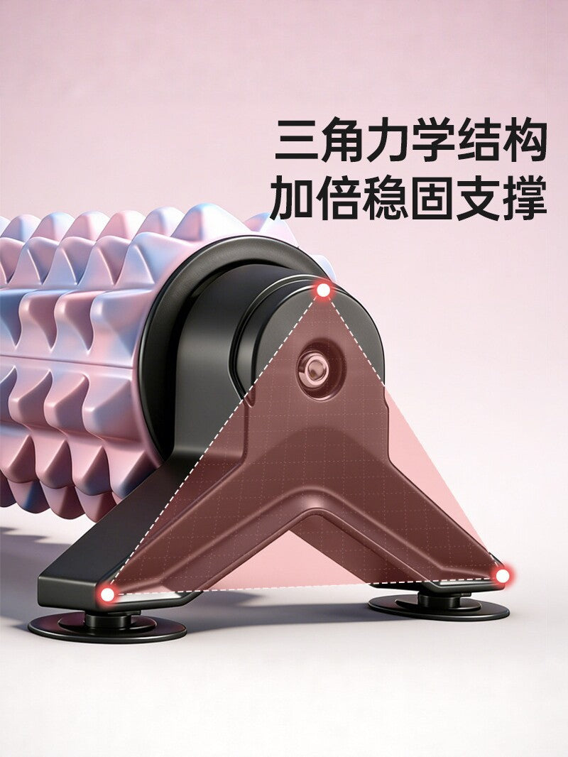 Foam roller with suction cup stand for yoga massage, lumbar soothing, fascia relaxer, suitable for long-term sitting in the office - image 2
