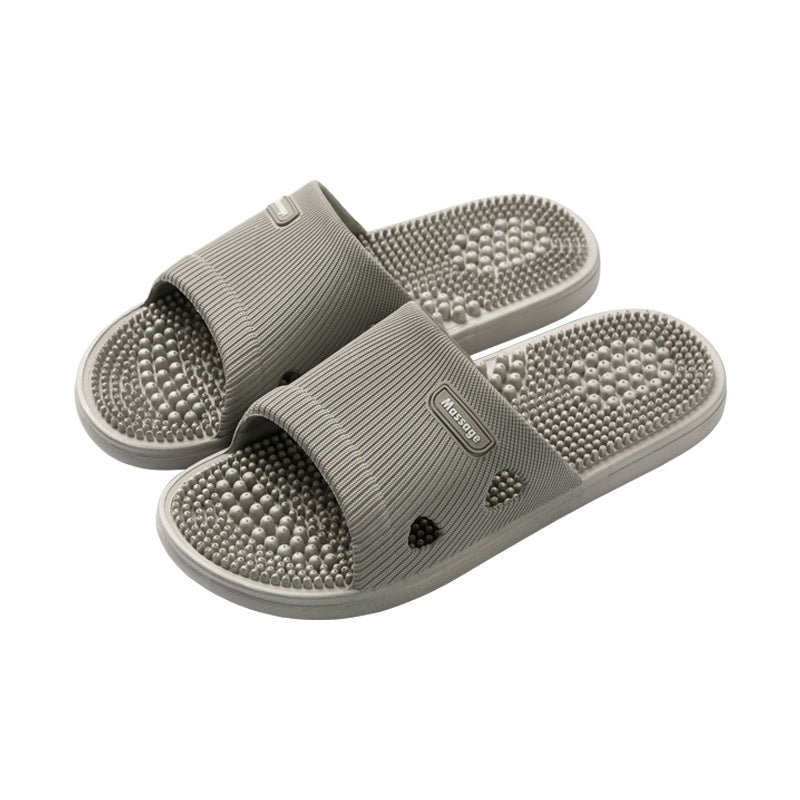 Summer home bathroom non-slip soft-soled men's indoor new style sandals, women's hotel couple massage slippers - image 5