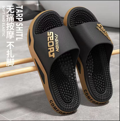 2026 Cross-Border Couple's Massage Slippers for Home Use, Foot Massage, Bathroom, Shower, and Foot Therapy Sandals for Men, Summer Wholesale - image 4