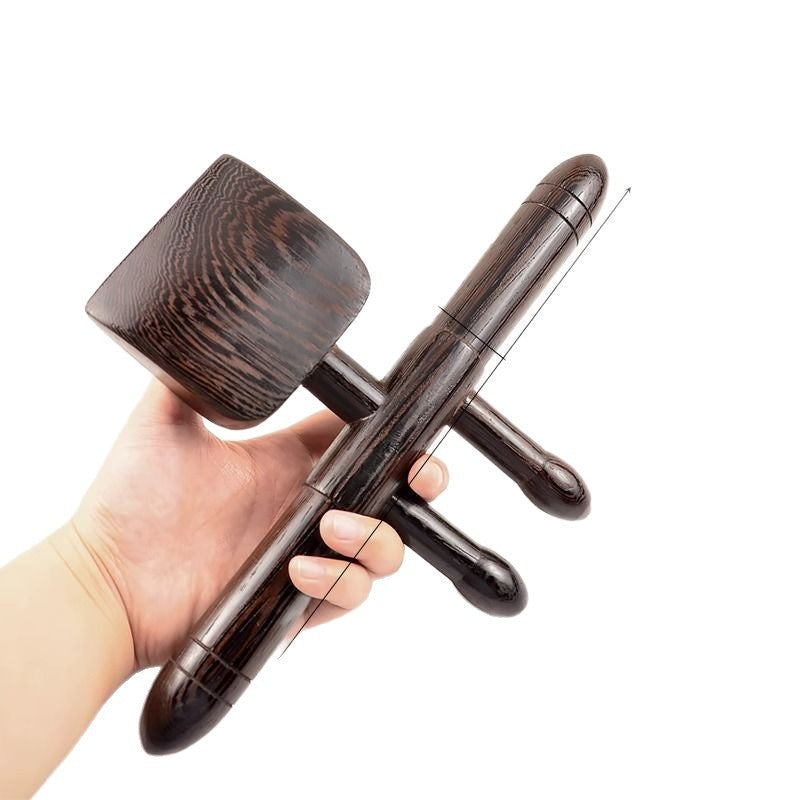Chicken Wing Wood Massager, Sandalwood Massager, Neck Massage, Back Massage, Waist Meridian Pulling Stick, Bone Straightening and Gua Sha Tool - image 5