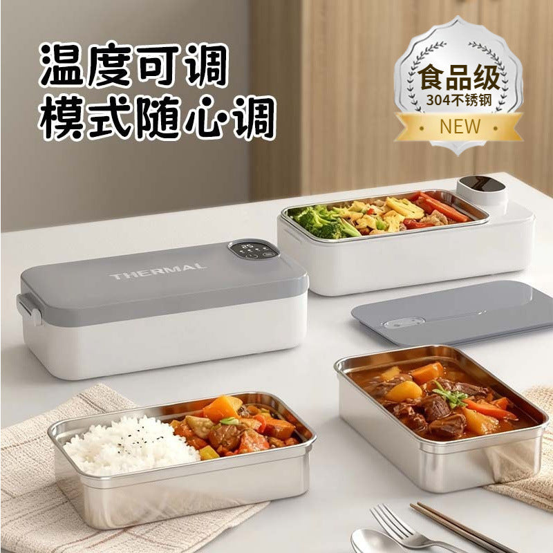 Electric Heating Lunch Box for Office Workers, Insulated Lunch Box for Students, Heated Lunch Box 304 Lunch Box - image 2