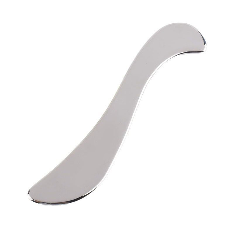 Stainless Steel Fascia Knife for Muscle Relaxation, S-Shaped Gua Sha Knife, Neck and Shoulder Massage Board, Gua Sha Board, S-Shaped Fascia Knife, Thin Version - image 1