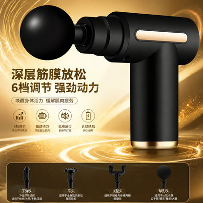 Fascia Gun Small Portable Rechargeable Massager Mini Gift Souvenir Cross-Border Manufacturer Wholesale Dropshipping 720 - image 1