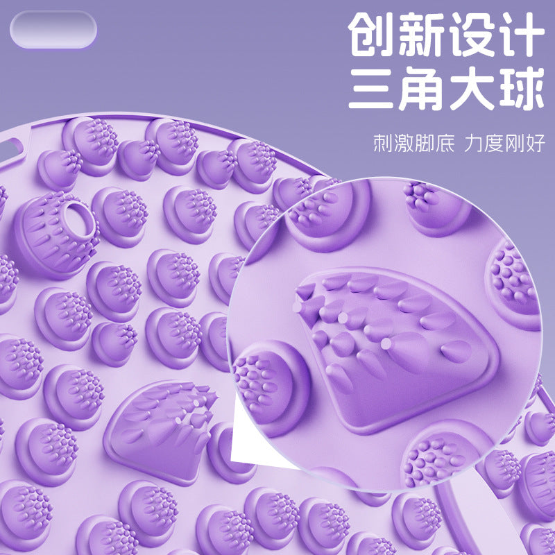 Acupressure Mat Round Foot Massage Pad for Intense Pain Relief, Suitable for Annual Meetings, Wedding Games, Team Building, and Running Games - image 2