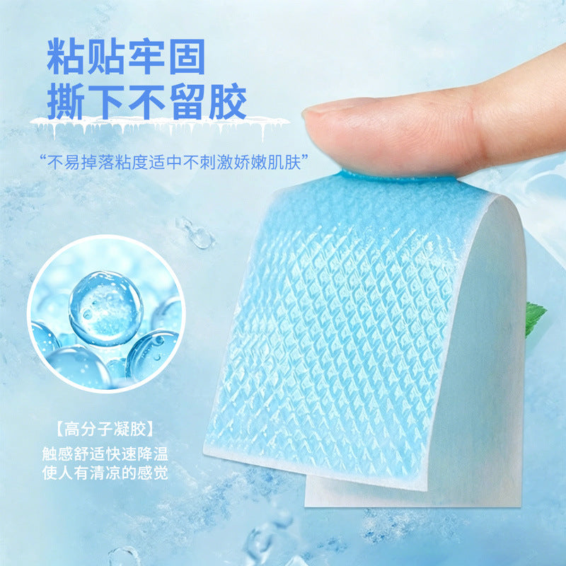 Cooling Patch for Physical Cooling and Heat Reduction, Ice Patch for Summer Heatstroke Prevention, Refreshing Patch for Students, Cooling Patch for Adults, Mobi - image 4
