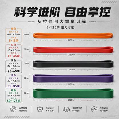 Fitness Resistance Bands for Men, Strength Training Elastic Bands, Pull-Up Assist Bands for Chest Muscle Training - image 2