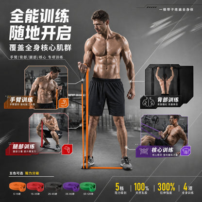 Fitness Resistance Bands for Men, Strength Training Elastic Bands, Pull-Up Assist Bands for Chest Muscle Training - image 4