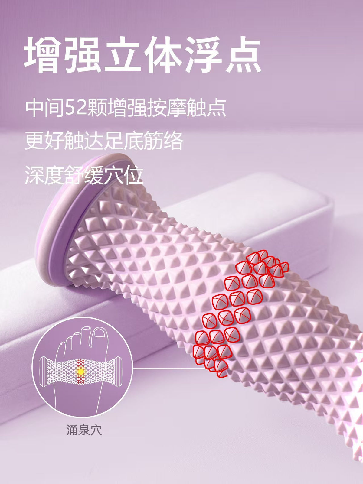 Yoga Exercise Plantar Fascia Wheel Muscle Leg Relaxation Roller Fitness Foot Massage Roller Relaxation - image 2