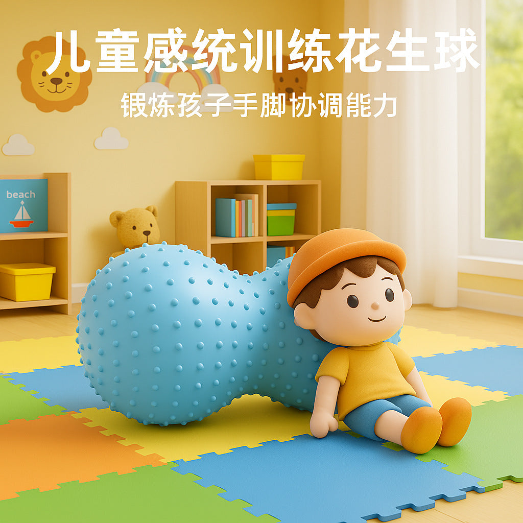 [Peanut Ball Dropshipping Special Chain] Massage Peanut Ball, Smooth Peanut Ball, Sensory Training Equipment, Same-Day Shipping - image 3