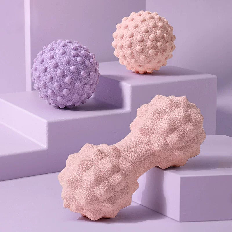Fascia Ball, Foot Massage Ball, Waist and Back Muscle Relaxation Yoga Fitness Ball, Neck Fascia Ball, Foot Arch Peanut Ball - image 3