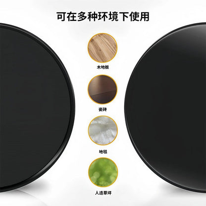 Pilates Sliding Disc Yoga Abdominal Muscle Foot Exercise Fitness Sliding Board Core Training Sliding Mat - image 4