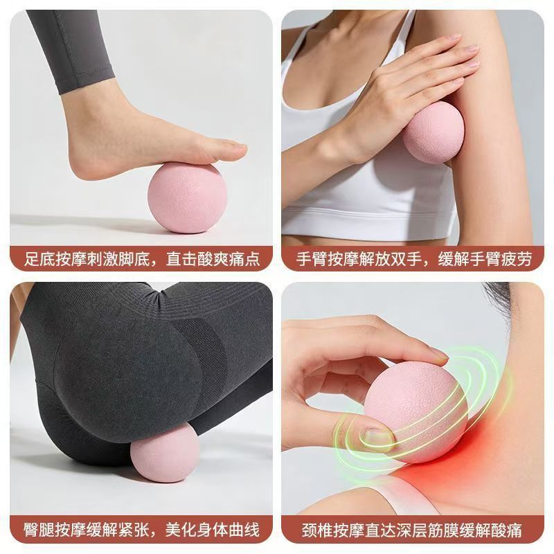 SMOOKY fascia ball for muscle relaxation and massage, fitness ball for shoulder blades, neck, shoulders, foot, and lower back - image 4