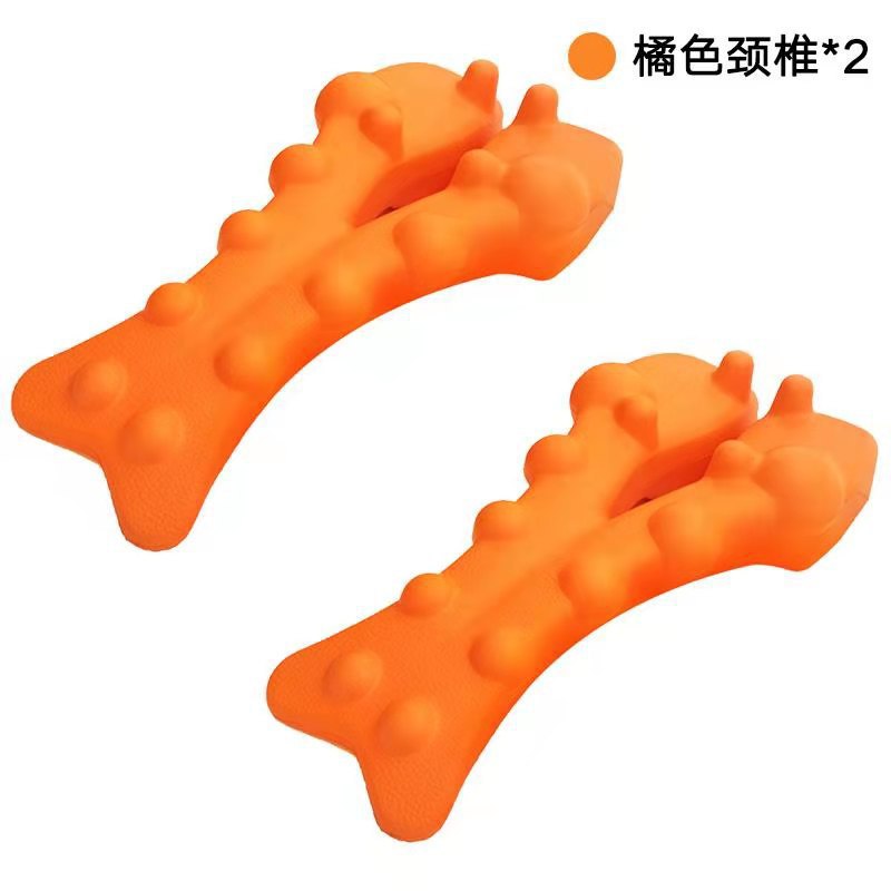 In-stock spinal and lumbar massager, cervical massage pillow, shoulder, neck, waist, and back cushion, acupressure massage and stretching - image 1