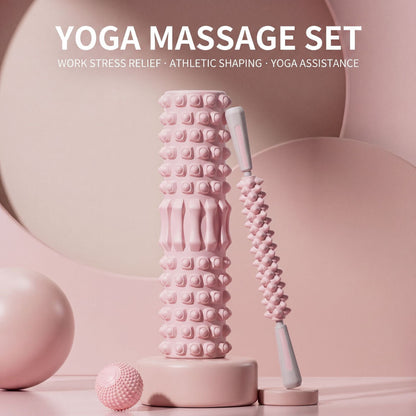 Foam Roller for Muscle Relaxation, Professional Massage Roller, Wolf Tooth Stick, Leg Stretching Tool, Yoga Mat, Massage Stick - image 3