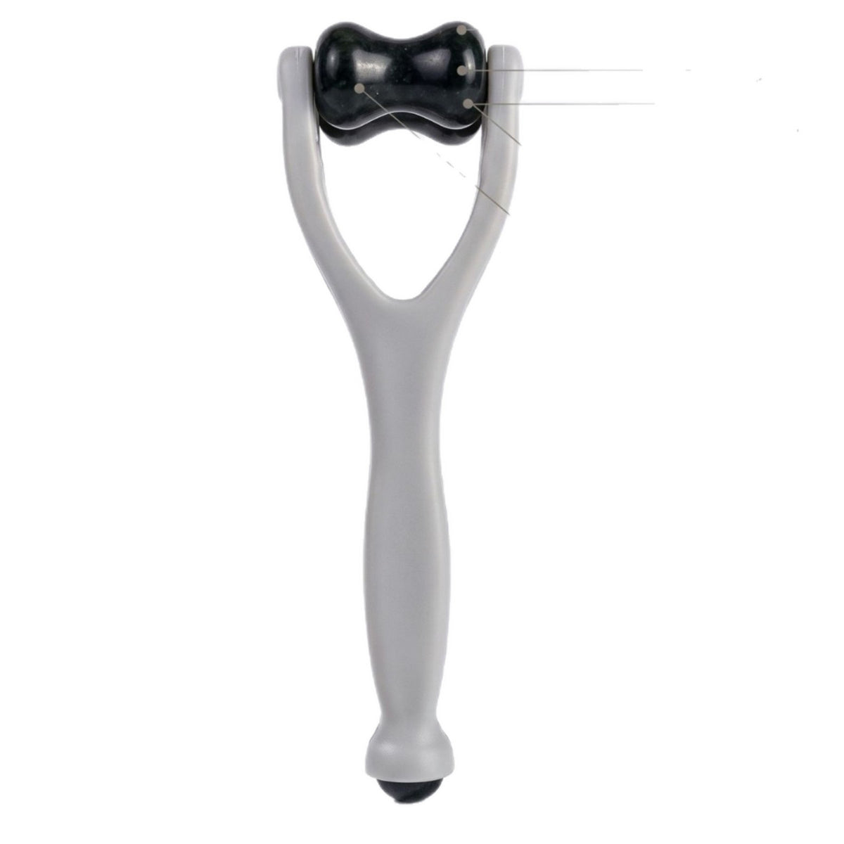 Jade Finger Massager for Hand Meridian Dredging, Thinning, and Lengthening; Finger Scraping Tool; Natural Roller Massage Clip - image 5