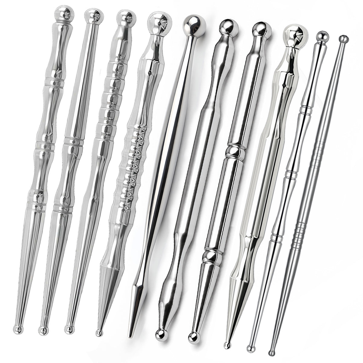 In-Stock Stainless Steel Fascia Knife Scraping Board Meridian Acupoint Stick Massage Tool for Full Body Shoulder and Neck Muscle Point Massage - image 2