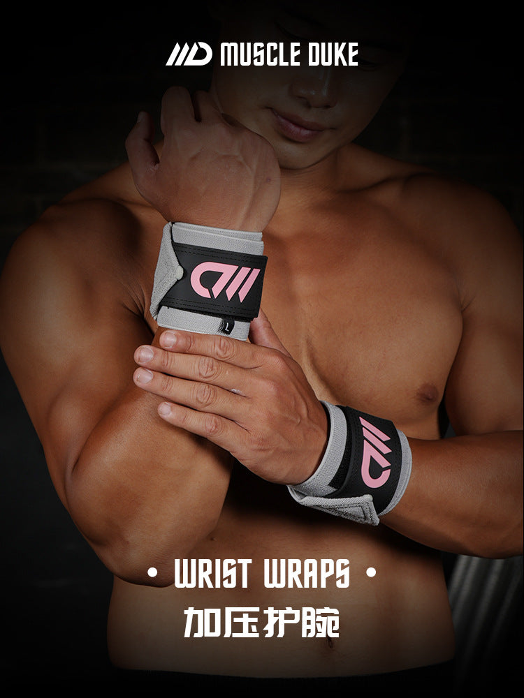 Muscle Duke Men's Fitness Wristband Professional Support Bandage for Sprains, Pressure Sports Protection, Weightlifting, Bench Press, Push-Ups - image 1