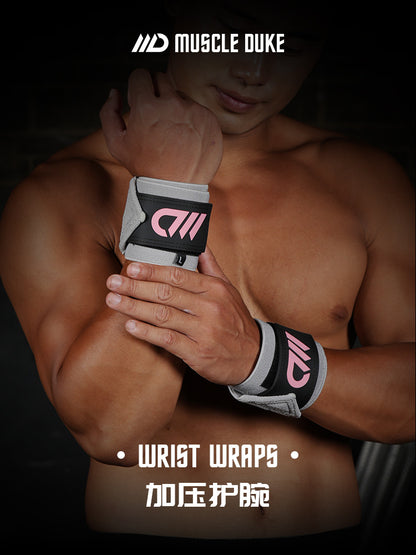 Muscle Duke Men's Fitness Wristband Professional Support Bandage for Sprains, Pressure Sports Protection, Weightlifting, Bench Press, Push-Ups - image 1