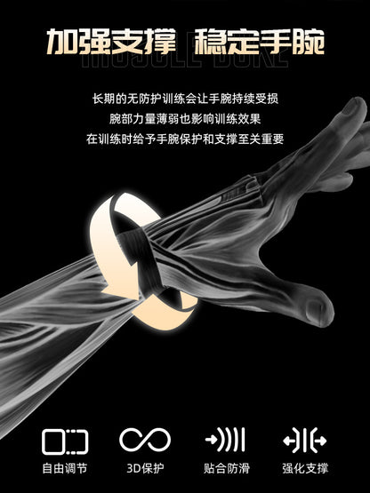 Muscle Duke Men's Fitness Wristband Professional Support Bandage for Sprains, Pressure Sports Protection, Weightlifting, Bench Press, Push-Ups - image 2
