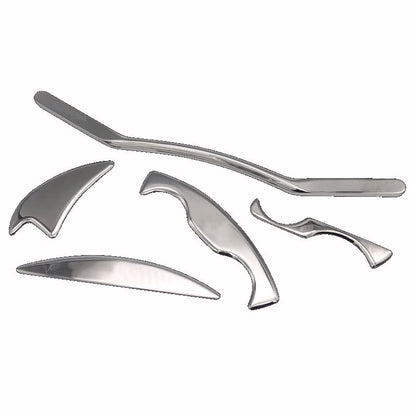 Stainless steel fascia knife, fitness and sports massage knife, muscle yoga studio massage knife, five-piece set - image 5