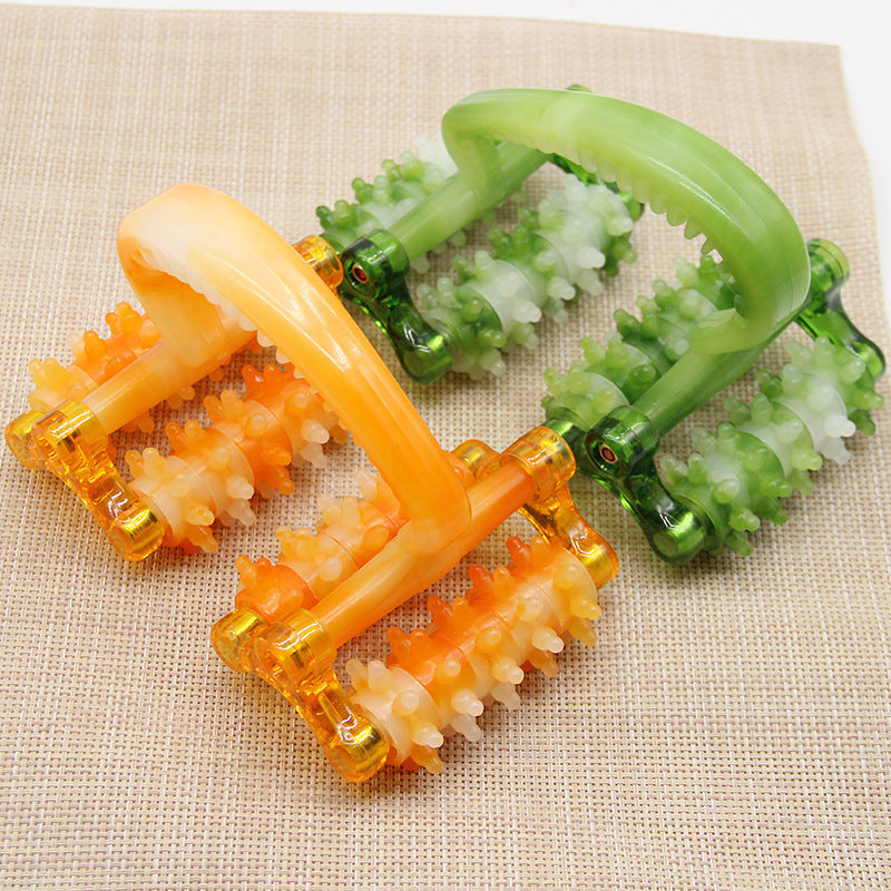 In-Stock Handheld Roller Massager Moon Rover Plastic Massager Leg Massage Wheel Full Body Manual Roller Massager - image 1