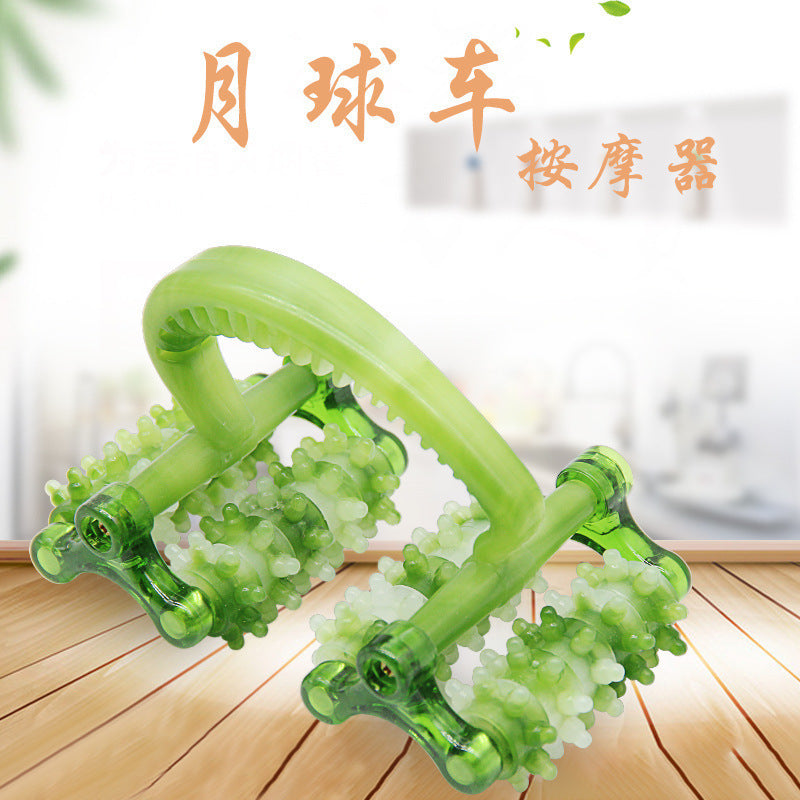 In-Stock Handheld Roller Massager Moon Rover Plastic Massager Leg Massage Wheel Full Body Manual Roller Massager - image 2
