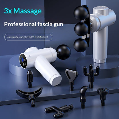 Cross-Border Fascia Gun Amazon Electric Muscle Relaxation Massager Home-Use Rechargeable Massage Gun Factory Wholesale - image 1