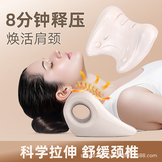 Cervical Massage Pillow for Shoulder and Neck, Home Use for Stretching and Relaxation, Neck and Shoulder Acupressure Pillow, Neck Support - image 1