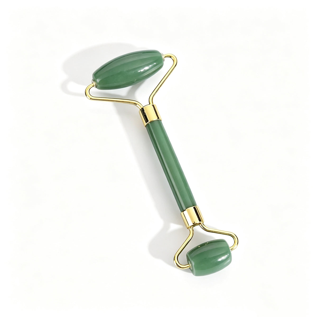 Factory Direct Sales of Natural Jade Double-Headed Roller Massager, Facial Gua Sha Massage Stick Set - image 2